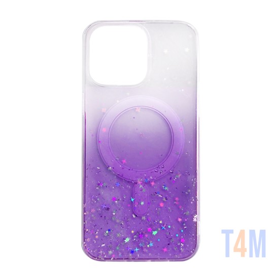 Magnetic Case for Apple iPhone 15 Pro Purple